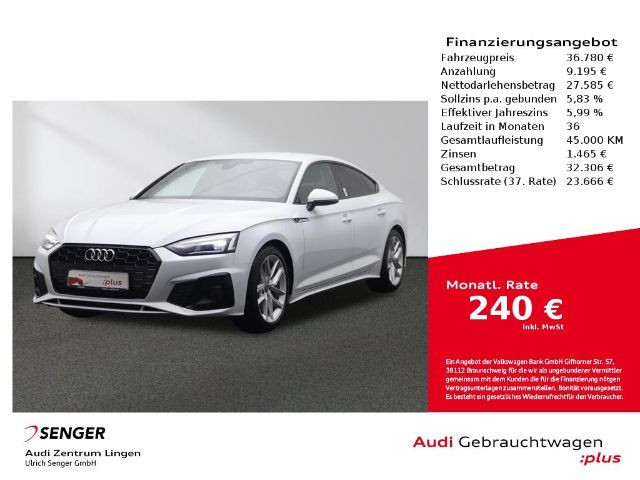 Audi A5 Sportback S-Line S-Tronic 35 TFSI