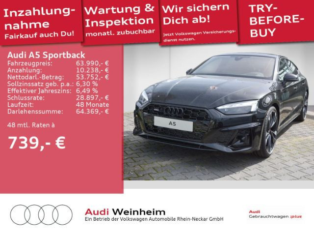 Audi A5 Sportback Quattro S-Line S-Tronic 40 TDI