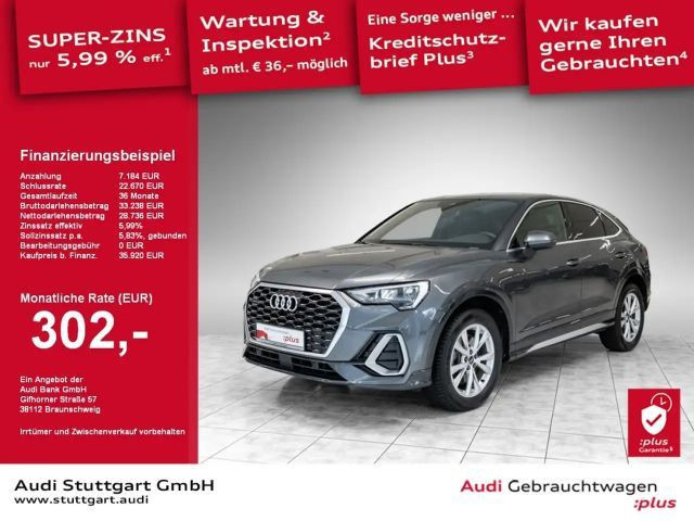 Audi Q3 Sportback Quattro S-Line S-Tronic 40 TFSI