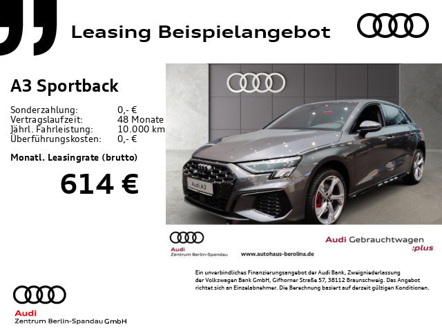 Audi A3 Sportback S-Line S-Tronic Hybride 45 TFSI