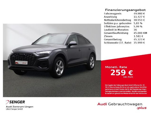 Audi Q5 Sportback Quattro S-Line S-Tronic 40 TDI