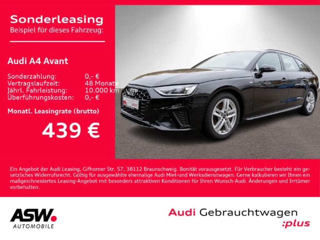 Audi A4 Avant Quattro S-Line S-Tronic 40 TDI