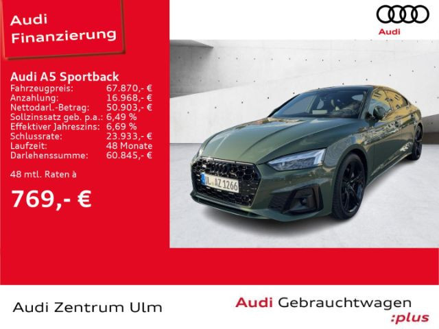 Audi A5 Sportback Quattro Business S-Line S-Tronic 40 TDI