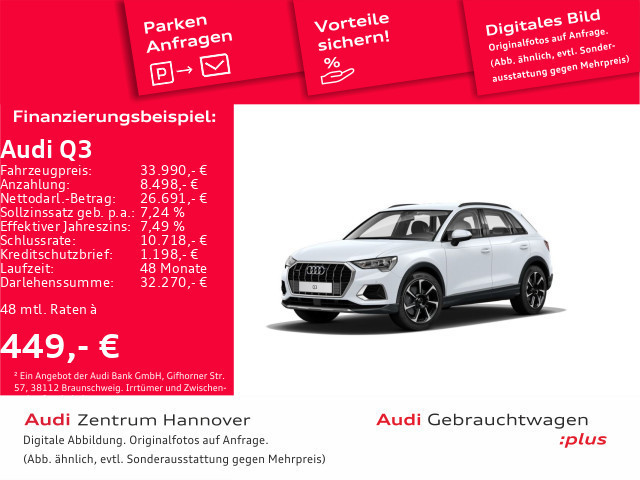 Audi Q3 Quattro S-Tronic 45 TFSI