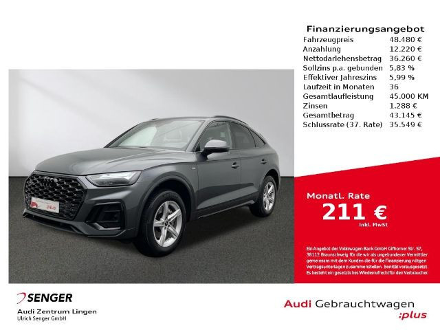 Audi Q5 Sportback Quattro S-Line S-Tronic 40 TDI