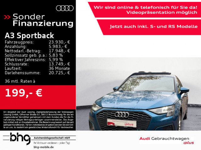 Audi A3 Sportback 30 TDI