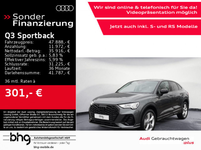 Audi Q3 Sportback S-Line S-Tronic 35 TFSI