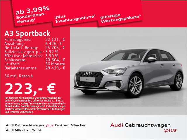 Audi A3 Sportback S-Tronic 30 TDI