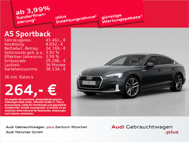 Audi A5 Sportback S-Tronic 35 TFSI