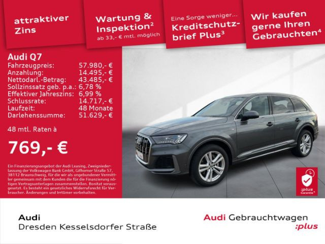 Audi Q7 Quattro S-Line 50 TDI