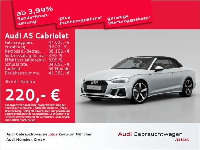 Audi A5 Cabriolet S-Line S-Tronic 35 TFSI