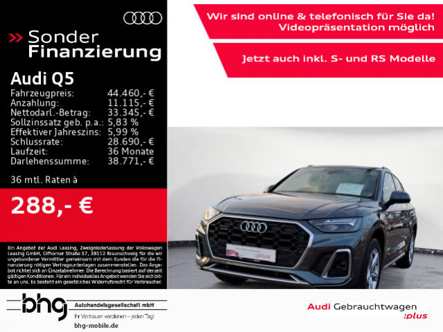 Audi Q5 Quattro S-Line S-Tronic 40 TDI