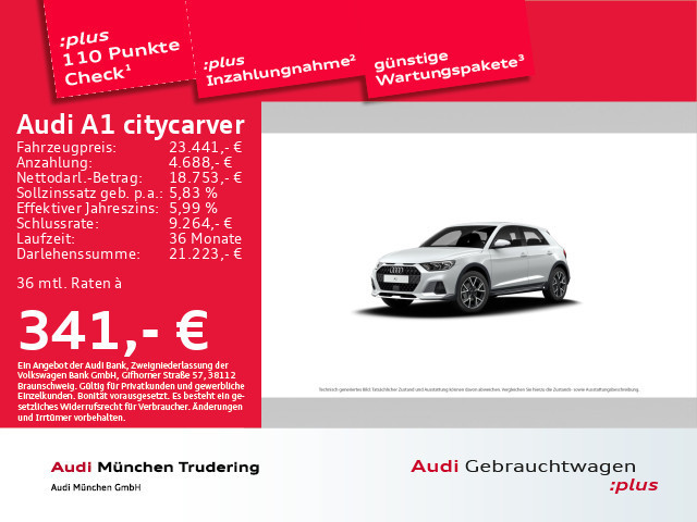 Audi A1 Citycarver Quattro 30 TFSI