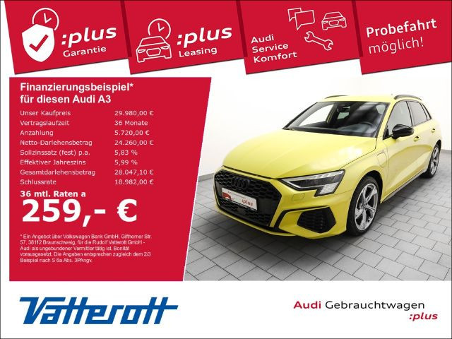 Audi A3 Sportback S-Line S-Tronic Hybride 40 TFSI