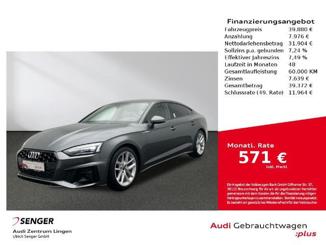 Audi A5 Sportback Business S-Line S-Tronic 35 TFSI