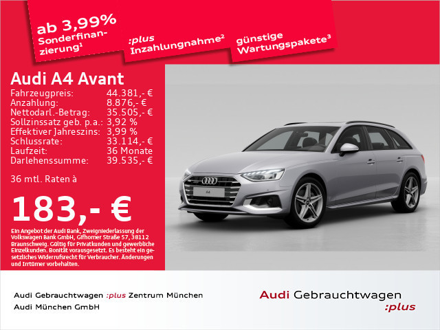 Audi A4 Avant Quattro S-Tronic 40 TDI