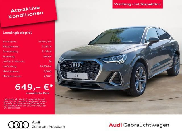 Audi Q3 Sportback Quattro S-Line 40 TFSI