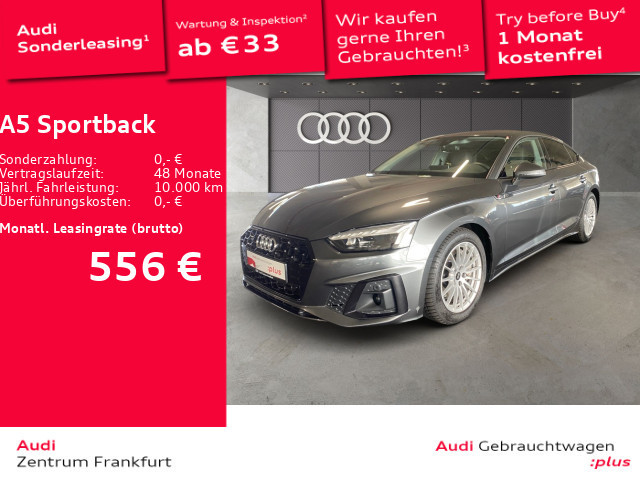 Audi A5 Sportback Quattro S-Line S-Tronic 45 TFSI