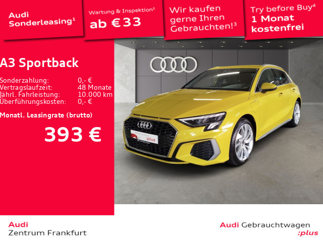 Audi A3 Sportback S-Line S-Tronic Hybride 40 TFSI