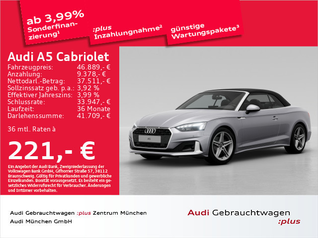 Audi A5 Cabriolet S-Tronic 35 TDI