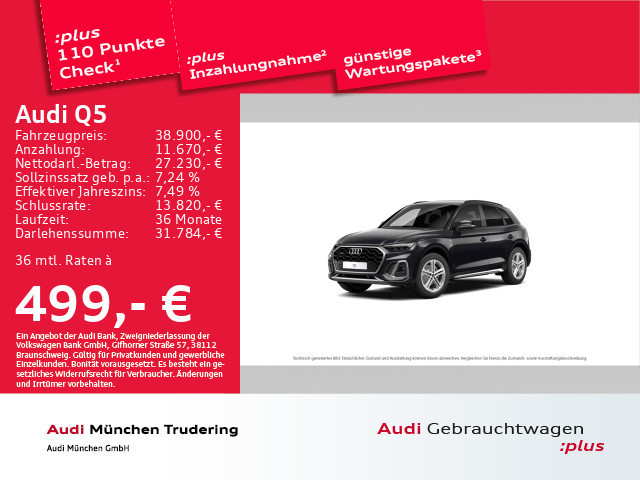 Audi Q5 Quattro S-Line S-Tronic 40 TDI