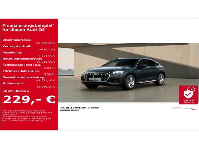 Audi Q5 Sportback Quattro S-Tronic 40 TFSI