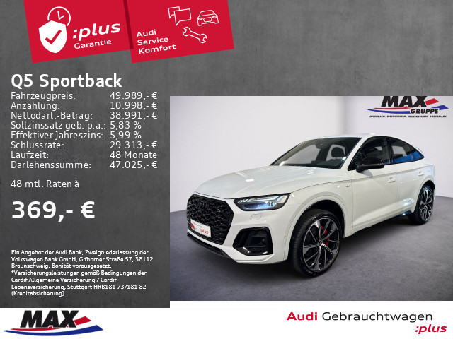 Audi Q5 Sportback Quattro S-Tronic Hybride 55 TFSI