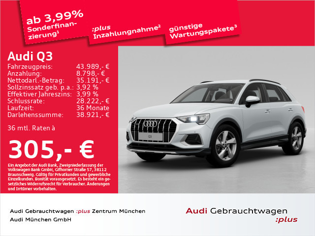 Audi Q3 Quattro S-Tronic 40 TDI