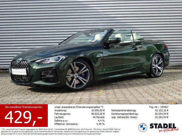 BMW 4 Serie 430 Cabrio 430i