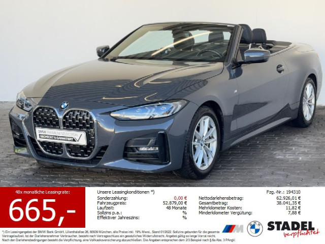 BMW 4 Serie 430 Cabrio 430i