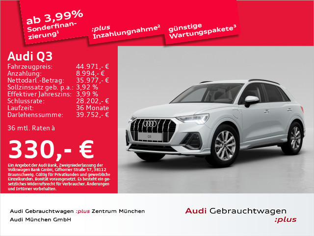 Audi Q3 S-Line S-Tronic Hybride 45 TFSI