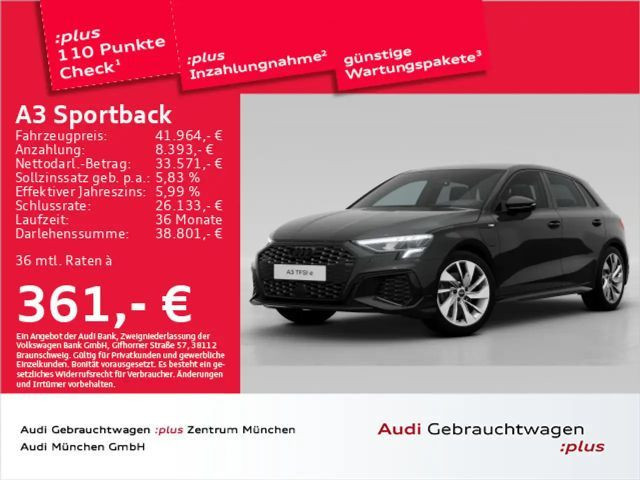 Audi A3 Sedan S-Line S-Tronic Hybride 40 TFSI