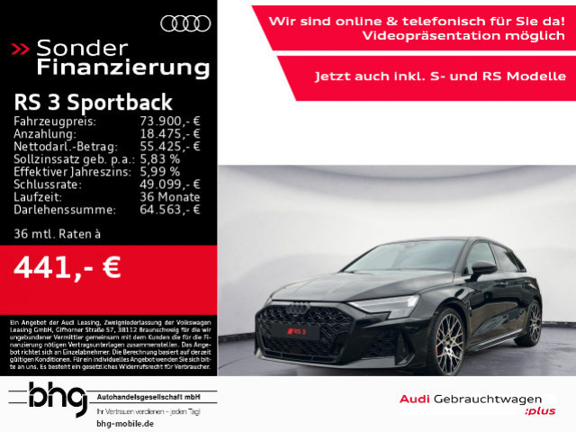 Audi RS3 Sportback Quattro S-Tronic