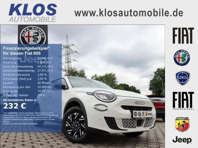 Fiat 600e HYBRID 1.2 100 PS DCT6 KOMFORT WINTER KAMERA