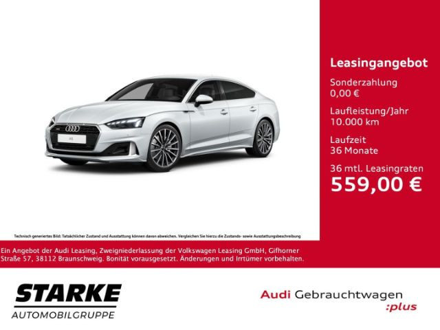 Audi A5 Sportback Quattro S-Tronic 40 TDI