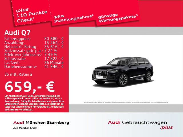 Audi Q7 Quattro Hybride 55 TFSI