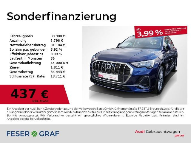 Audi Q3 S-Line S-Tronic 35 TFSI