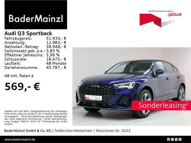 Audi Q3 Sportback S-Line Hybride