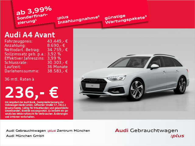 Audi A4 Avant S-Tronic 30 TDI