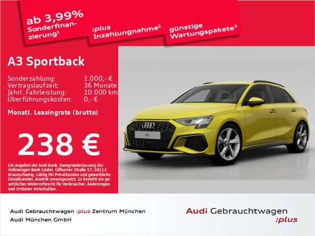 Audi A3 Sportback Sedan S-Line S-Tronic 30 TDI