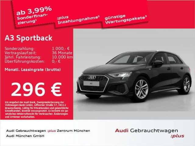 Audi A3 Sportback Sedan S-Line S-Tronic 35 TDI