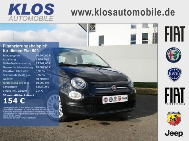 Fiat 500 1.0 GSE HYBRID 70PS APPLE CARPLAY ALU