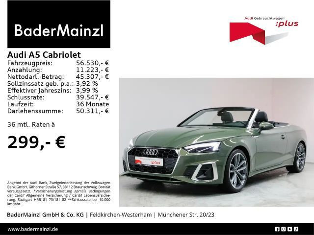 Audi A5 Cabriolet S-Line S-Tronic 40 TDI