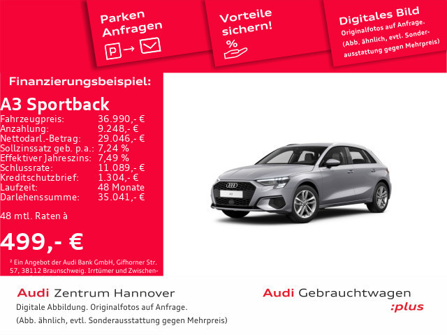 Audi A3 Sportback S-Tronic 35 TDI