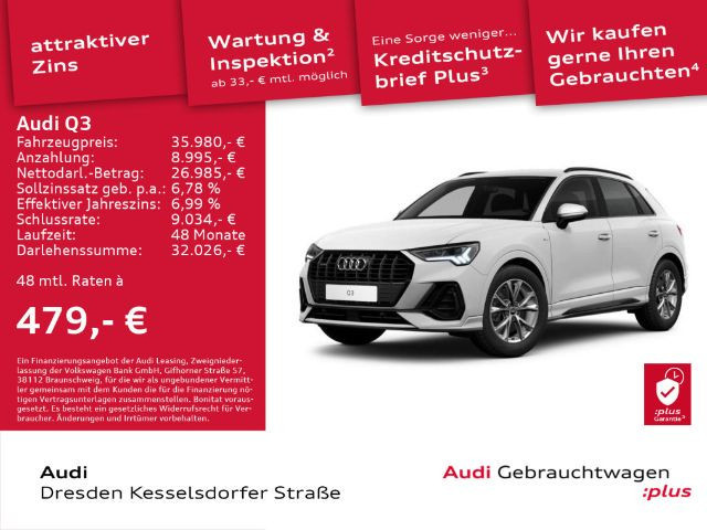 Audi Q3 Quattro S-Line S-Tronic 40 TFSI