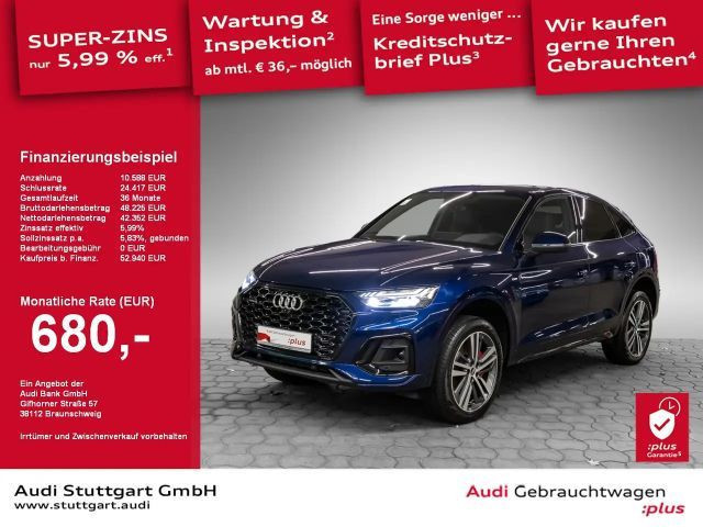 Audi Q5 Sportback Quattro S-Line Hybride 55 TFSI