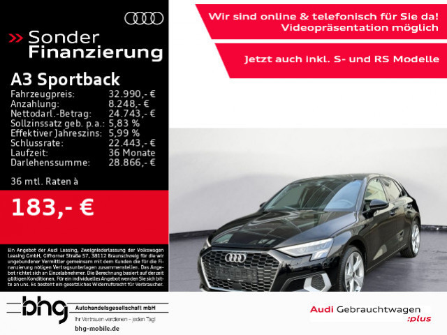 Audi A3 Sportback S-Tronic 35 TFSI