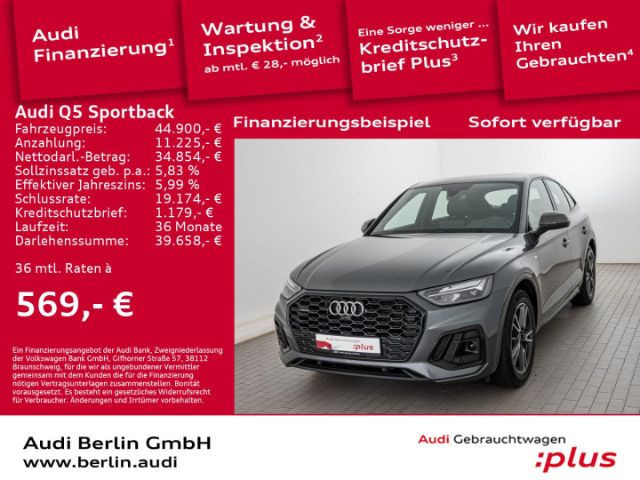 Audi Q5 Sportback Quattro S-Line S-Tronic Hybride 50 TFSI