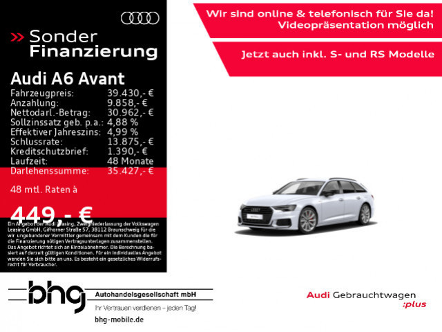 Audi A6 Avant Quattro S-Tronic Sport Hybride 55 TFSI