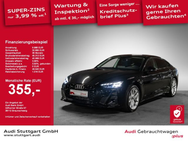 Audi A5 Sportback Quattro S-Line S-Tronic 40 TFSI